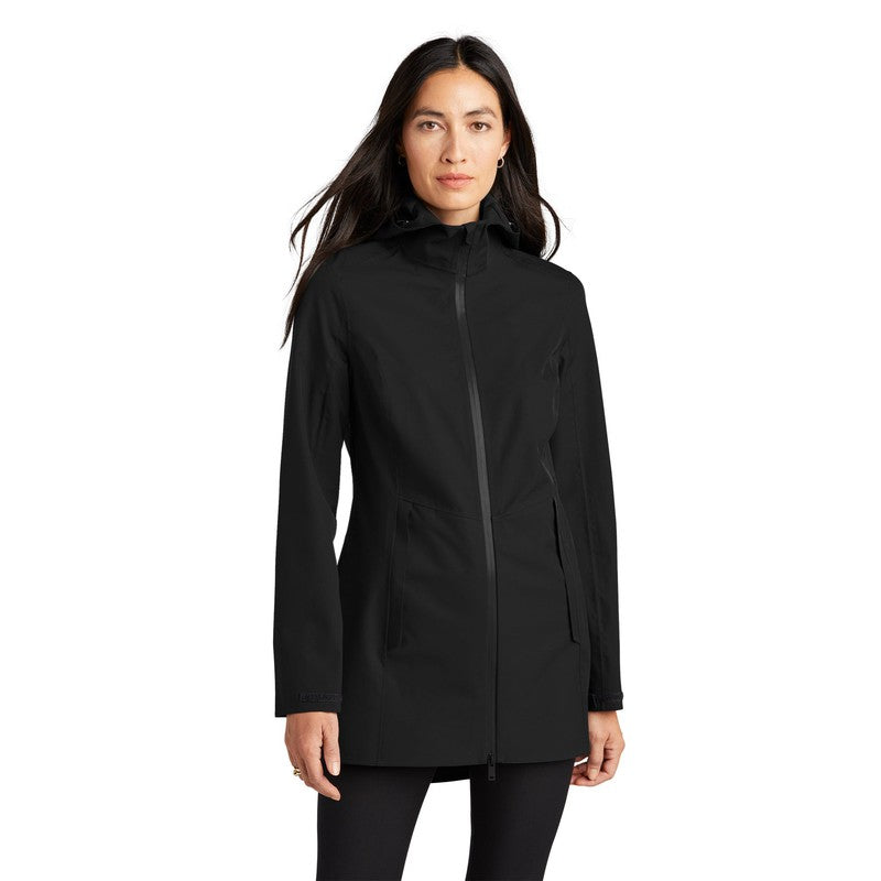 CAPELLA Mercer+Mettle™ Women’s Waterproof Rain Shell - Deep Black