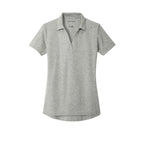 CAPELLA Port Authority® Ladies C-FREE ™ Cotton Blend Pique Polo - Deep Smoke Heather