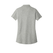 Load image into Gallery viewer, NEW CAPELLA Port Authority® Ladies C-FREE ™ Cotton Blend Pique Polo - Deep Smoke Heather