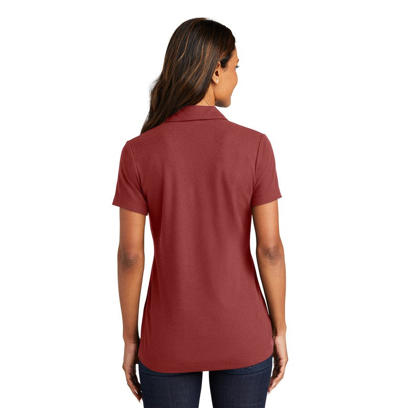 NEW CAPELLA Port Authority® Ladies C-FREE ™ Cotton Blend Pique Polo - Garnet