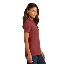 Load image into Gallery viewer, NEW CAPELLA Port Authority® Ladies C-FREE ™ Cotton Blend Pique Polo - Garnet