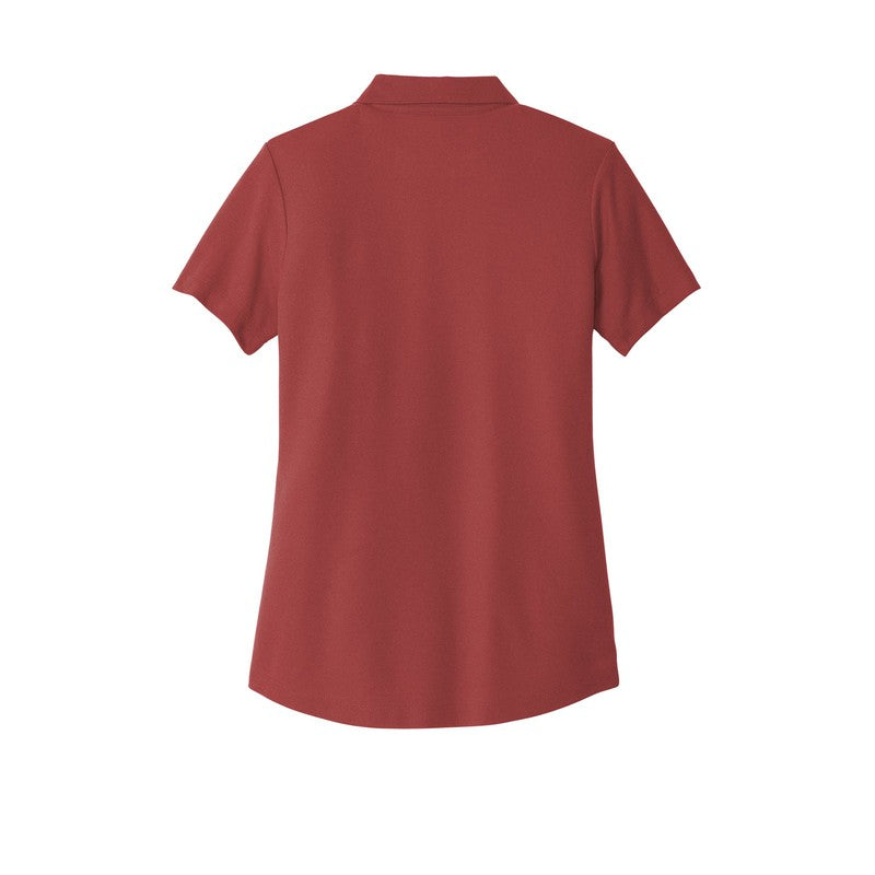 NEW CAPELLA Port Authority® Ladies C-FREE ™ Cotton Blend Pique Polo - Garnet