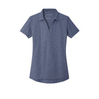 CAPELLA Port Authority® Ladies C-FREE ™ Cotton Blend Pique Polo - Navy Heather