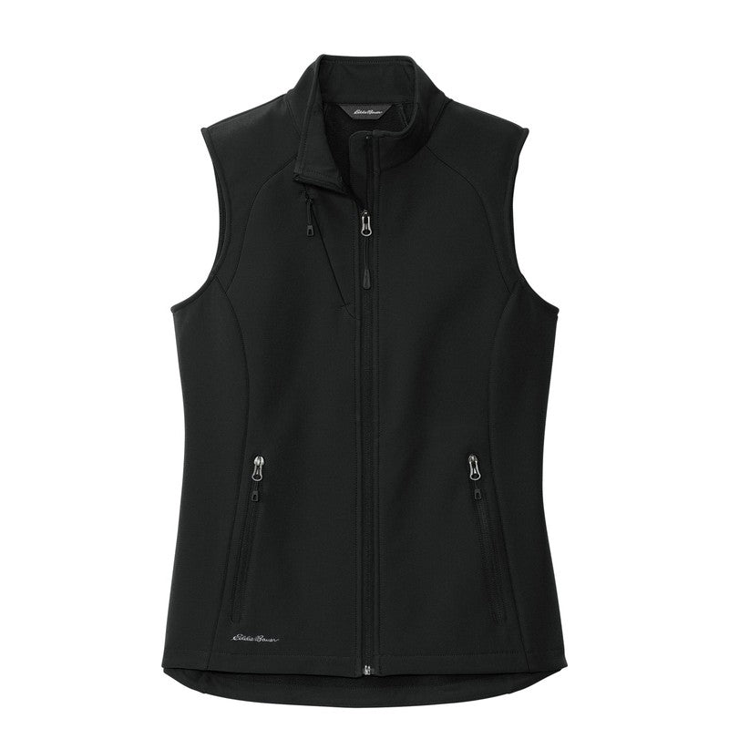 NEW CAPELLA Eddie Bauer® Ladies Stretch Soft Shell Vest - Deep Black