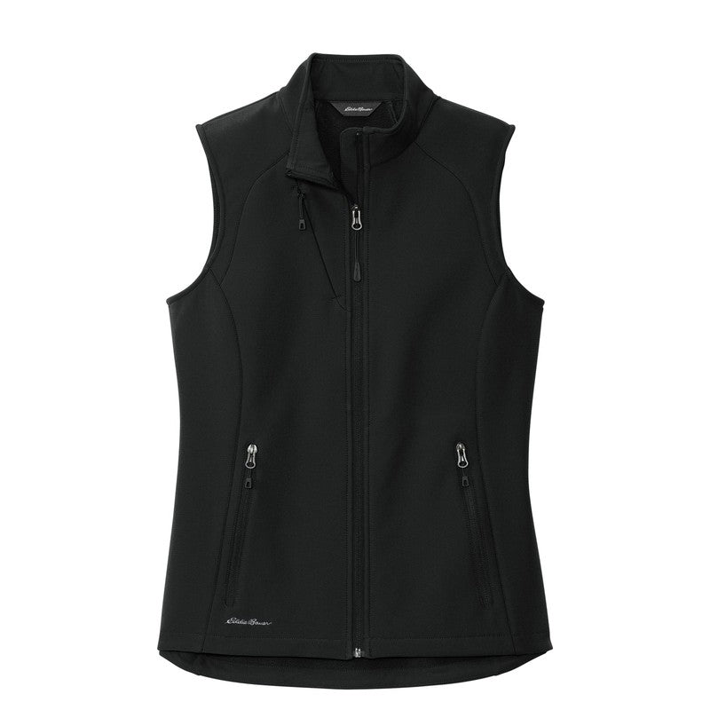 CAPELLA Eddie Bauer® Ladies Stretch Soft Shell Vest - Deep Black