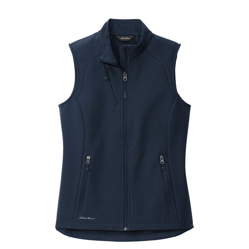 NEW CAPELLA Eddie Bauer® Ladies Stretch Soft Shell Vest - River Blue Navy