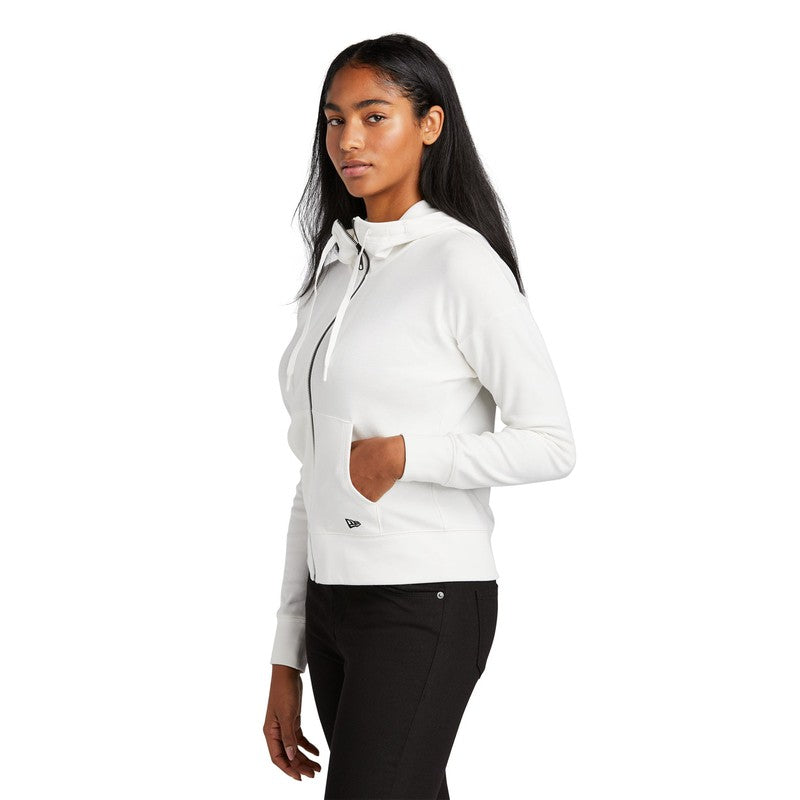 NEW CAPELLA New Era® Ladies STS Full-Zip Hoodie - Fan White