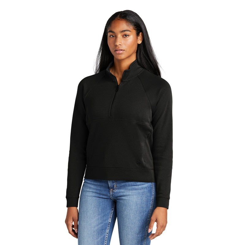CAPELLA New Era® Ladies STS 1/2-Zip - Black