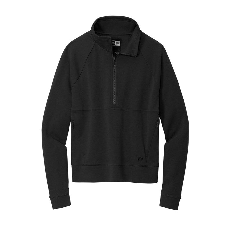 NEW CAPELLA New Era® Ladies STS 1/2-Zip - Black