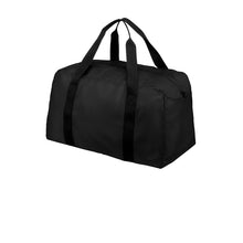 Load image into Gallery viewer, NEW CAPELLA Port Authority® Mini Ripstop Travel Duffel - Black