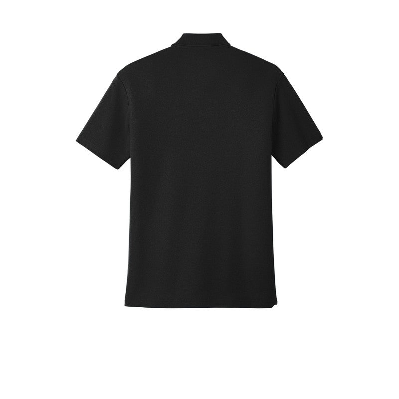 NEW CAPELLA Port Authority® C-FREE ™ Cotton Blend Pique Polo - Black