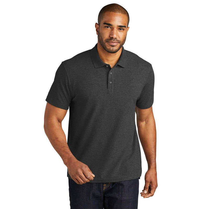 NEW CAPELLA Port Authority® C-FREE ™ Cotton Blend Pique Polo - Charcoal Heather