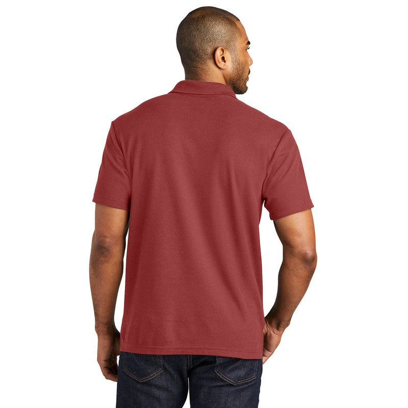 CAPELLA Port Authority® C-FREE ™ Cotton Blend Pique Polo - Garnet