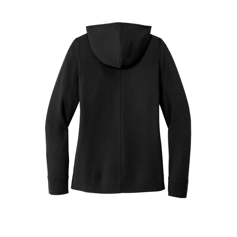 NEW CAPELLA Port Authority® Ladies Microterry Pullover Hoodie - Deep Black