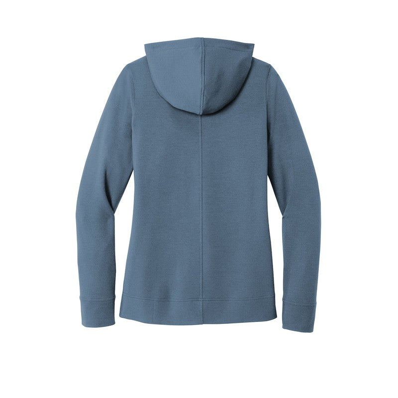 NEW CAPELLA Port Authority® Ladies Microterry Pullover Hoodie - Dusk Blue