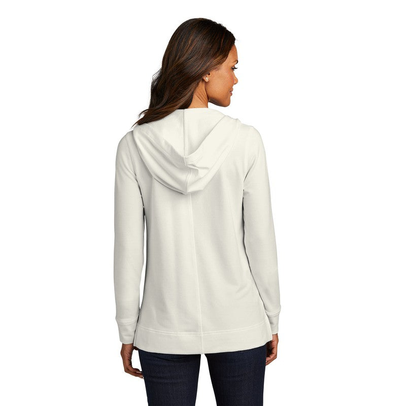 CAPELLA Port Authority® Ladies Microterry Pullover Hoodie - Ivory Chiffon