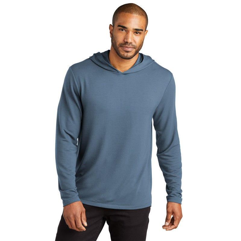 NEW CAPELLA Port Authority® Microterry Pullover Hoodie - Dusk Blue