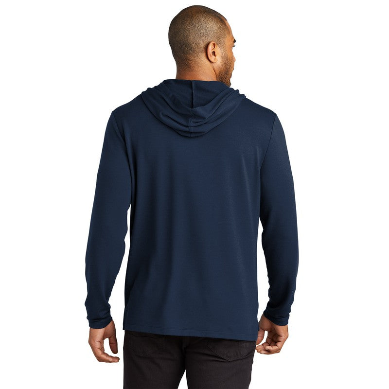 NEW CAPELLA Port Authority® Microterry Pullover Hoodie - River Blue Navy