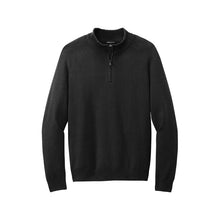 Load image into Gallery viewer, NEW CAPELLA Mercer+Mettle™ 1/4-Zip Sweater - Deep Black