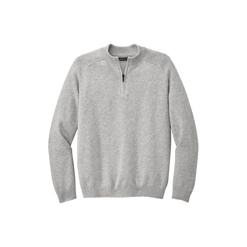 CAPELLA Mercer+Mettle™ 1/4-Zip Sweater - Gusty Grey Heather