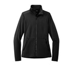 CAPELLA Port Authority® Ladies Accord Stretch Fleece Full-Zip - Black