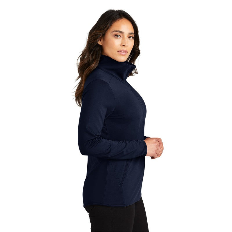 CAPELLA Port Authority® Ladies Accord Stretch Fleece Full-Zip - Navy