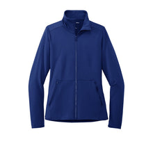 Load image into Gallery viewer, NEW CAPELLA Port Authority® Ladies Accord Stretch Fleece Full-Zip - Royal
