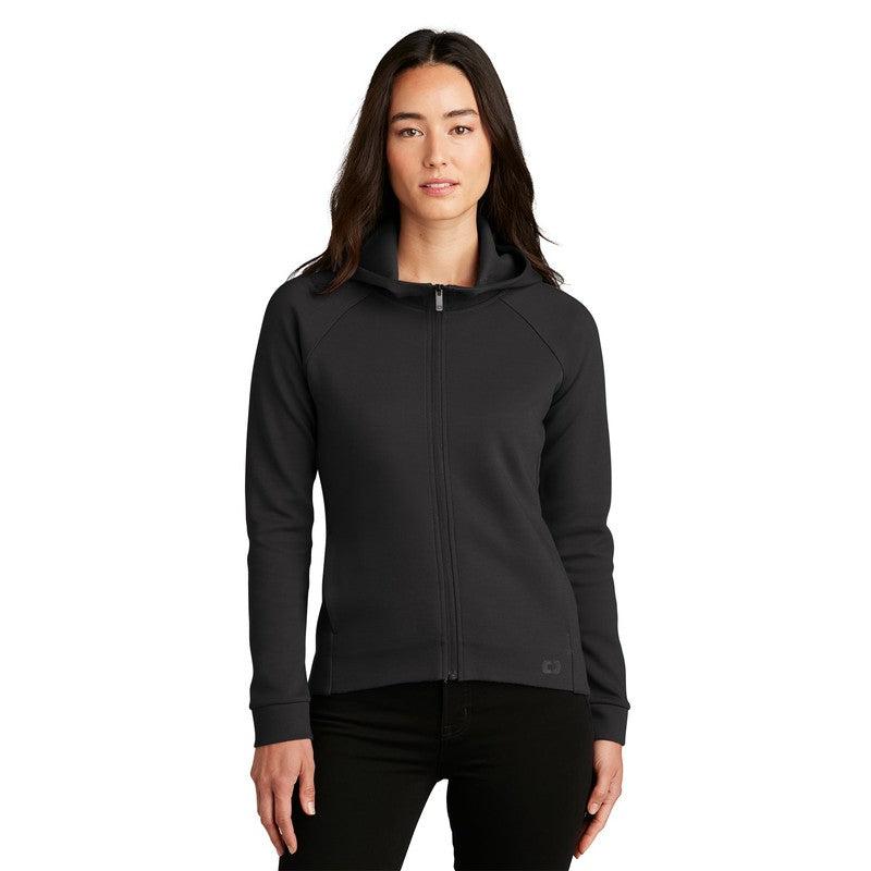 NEW CAPELLA OGIO® Ladies Bolt Full-Zip Hoodie - Blacktop