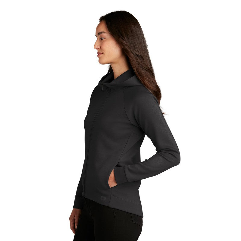 NEW CAPELLA OGIO® Ladies Bolt Full-Zip Hoodie - Blacktop