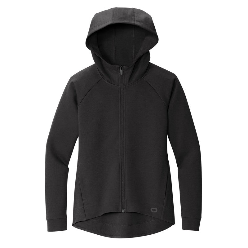 NEW CAPELLA OGIO® Ladies Bolt Full-Zip Hoodie - Blacktop