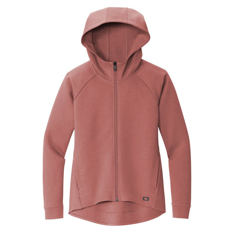 NEW CAPELLA OGIO® Ladies Bolt Full-Zip Hoodie - Deep Rose