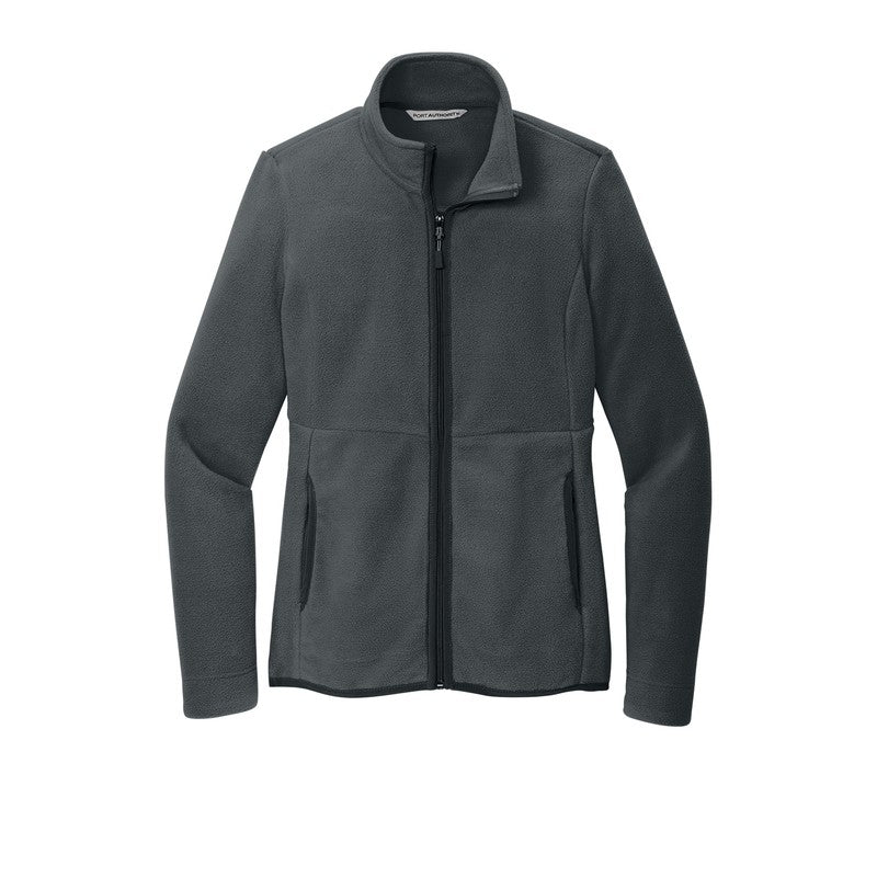 NEW CAPELLA Port Authority® Ladies Connection Fleece Jacket - Charcoal