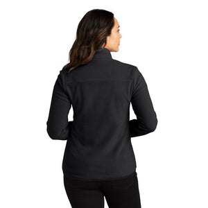NEW CAPELLA Port Authority® Ladies Connection Fleece Jacket - Deep Black