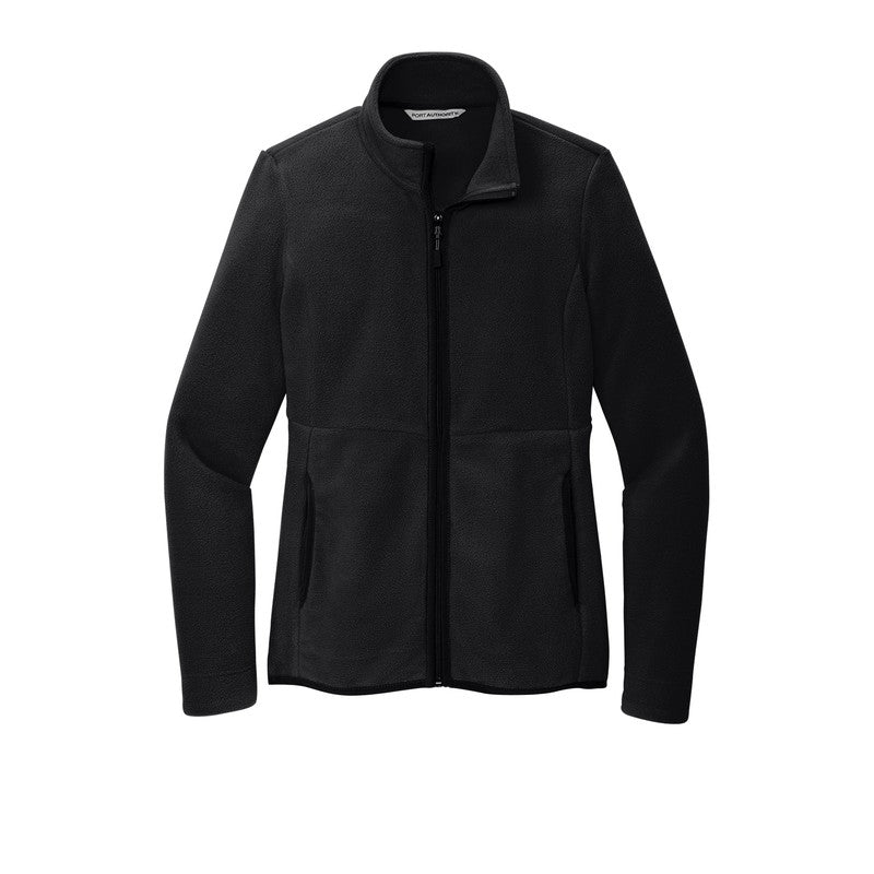 NEW CAPELLA Port Authority® Ladies Connection Fleece Jacket - Deep Black