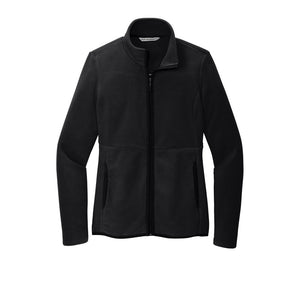 NEW CAPELLA Port Authority® Ladies Connection Fleece Jacket - Deep Black