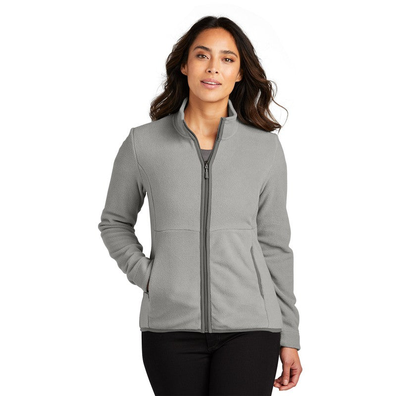 NEW CAPELLA Port Authority® Ladies Connection Fleece Jacket - Gusty Gr ...