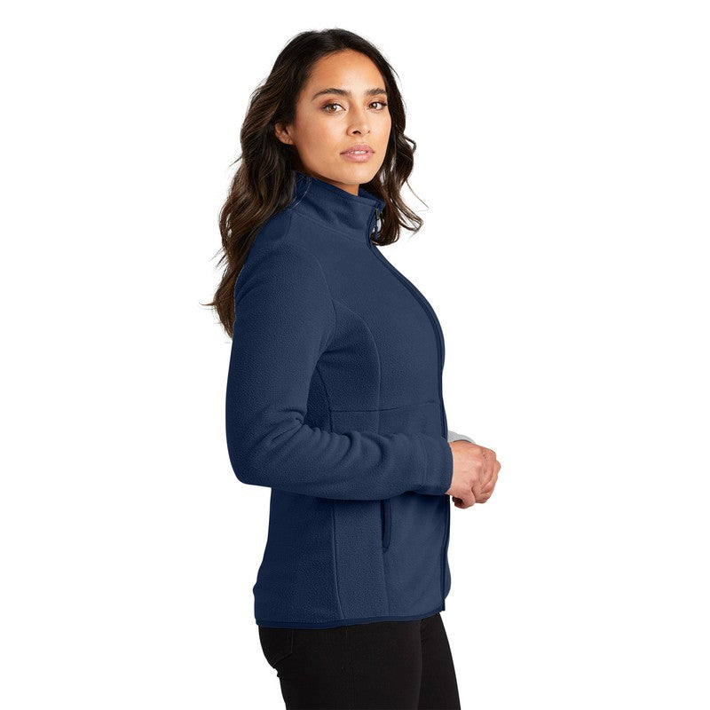 NEW CAPELLA Port Authority® Ladies Connection Fleece Jacket - River Blue Navy