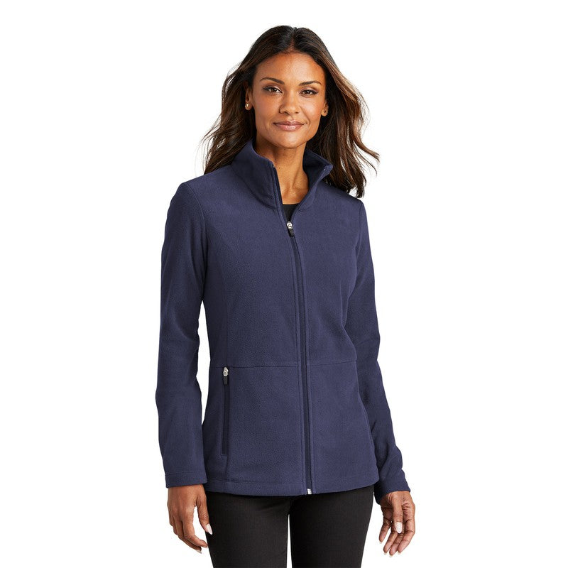 NEW CAPELLA Port Authority® Ladies Accord Microfleece Jacket - Navy