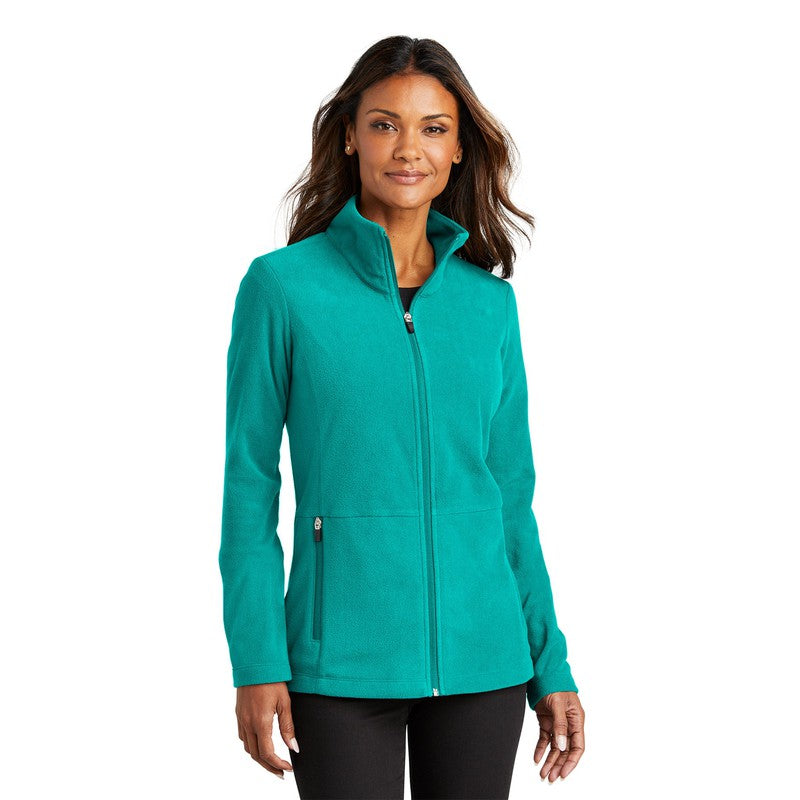 NEW CAPELLA Port Authority® Ladies Accord Microfleece Jacket - Teal Blue