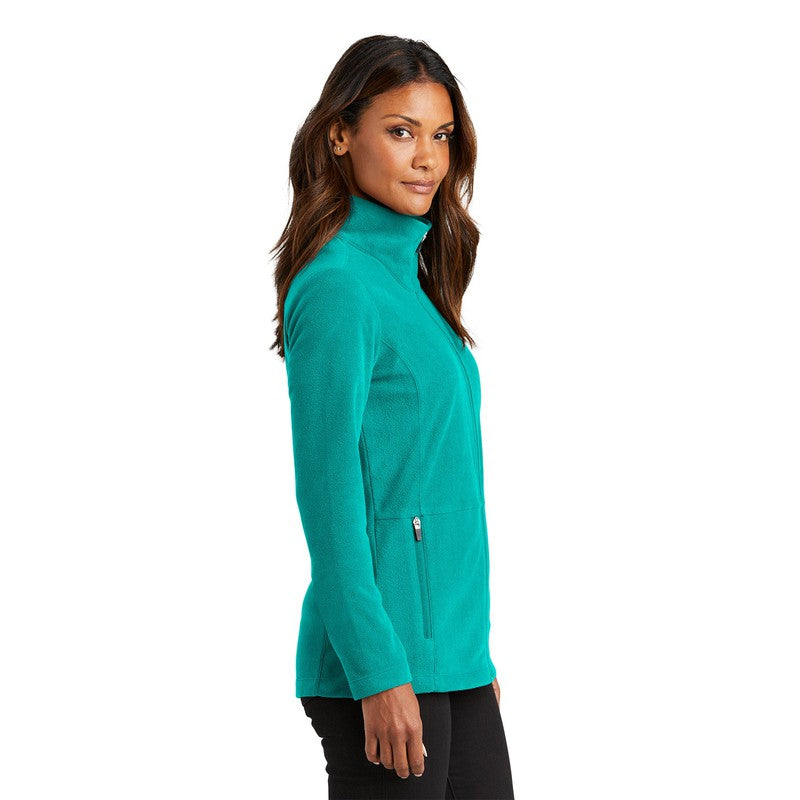 CAPELLA Port Authority® Ladies Accord Microfleece Jacket - Teal Blue