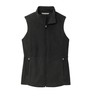 NEW CAPELLA Port Authority® Ladies Accord Microfleece Vest - Black