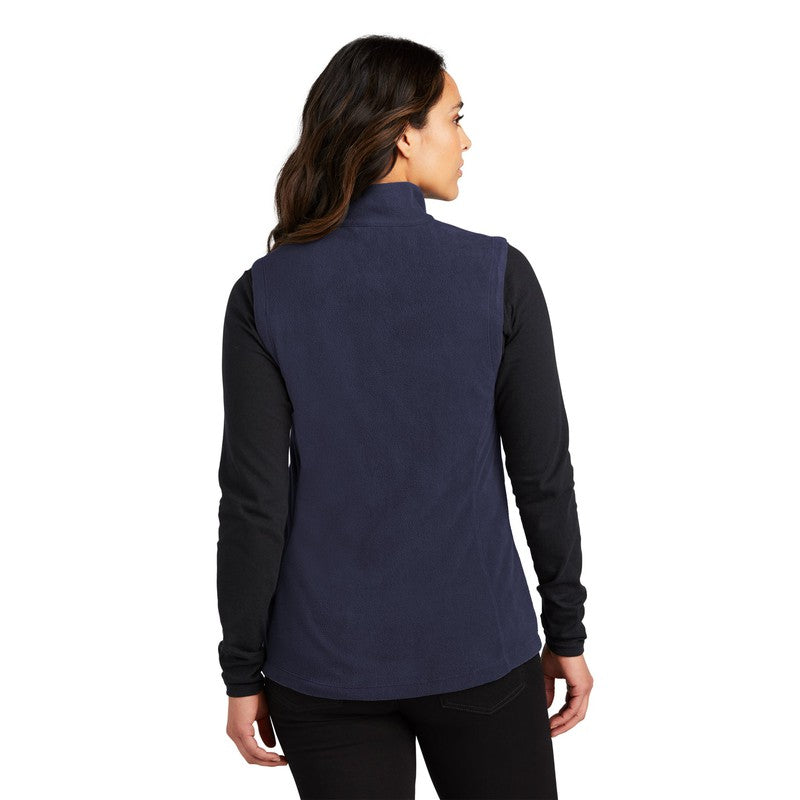 NEW CAPELLA Port Authority® Ladies Accord Microfleece Vest - Navy