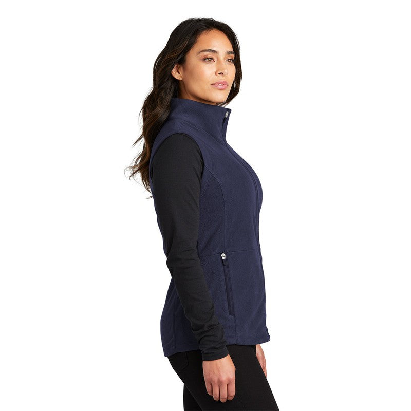 NEW CAPELLA Port Authority® Ladies Accord Microfleece Vest - Navy