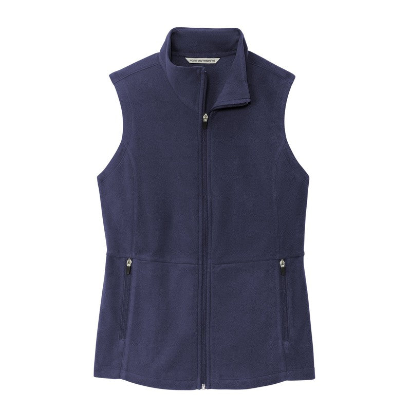 NEW CAPELLA Port Authority® Ladies Accord Microfleece Vest - Navy