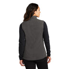 CAPELLA Port Authority® Ladies Accord Microfleece Vest - Pewter
