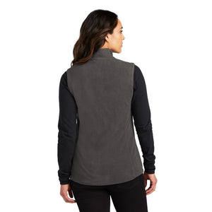 NEW CAPELLA Port Authority® Ladies Accord Microfleece Vest - Pewter