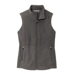 CAPELLA Port Authority® Ladies Accord Microfleece Vest - Pewter