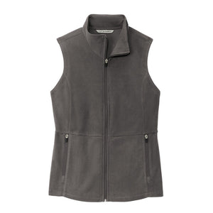 NEW CAPELLA Port Authority® Ladies Accord Microfleece Vest - Pewter