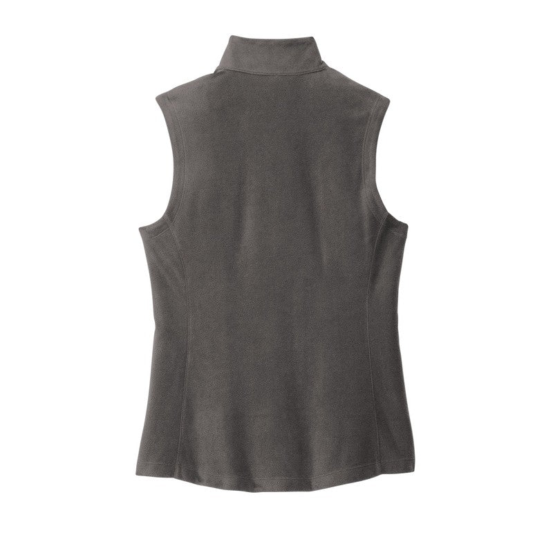 NEW CAPELLA Port Authority® Ladies Accord Microfleece Vest - Pewter