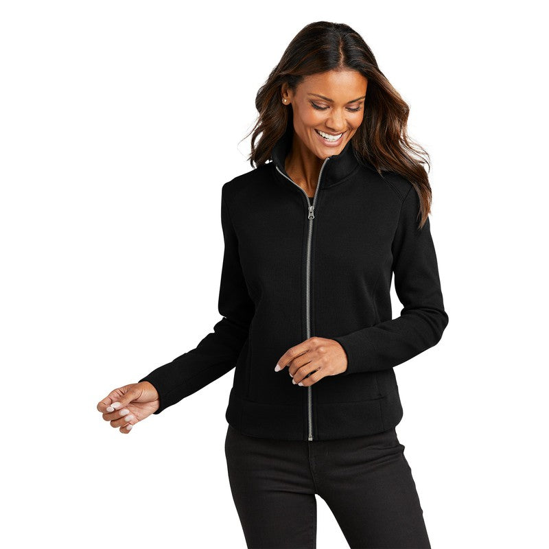 NEW CAPELLA Port Authority® Ladies Network Fleece Jacket - Deep Black